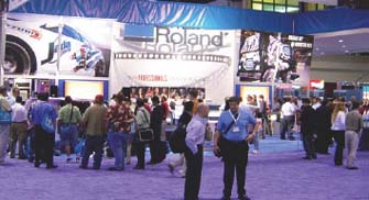 Roland "Wraps" Draw Crowds at 60th Annual International Sign Expo