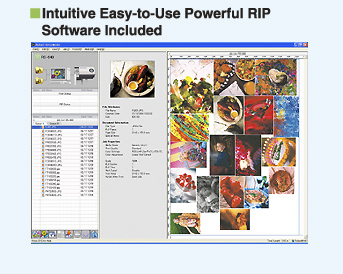 Intuitive Easy-to-Use Powerful RIP Software Included